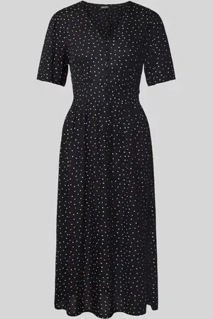 Pieces® Tailliertes Freizeitkleid aus reiner Viskose Modell 