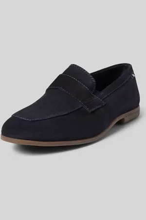 Bugatti Loafer aus Leder mit Label-Detail Modell 