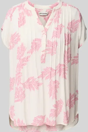 Lollys Laundry Bluse aus Viskose mit V-Ausschnitt Modell 