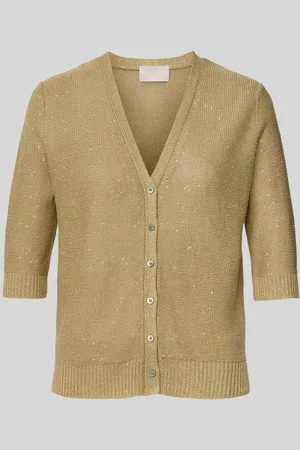 Hemisphere Leinencardigan mit 1/2-Arm in , Größe 38