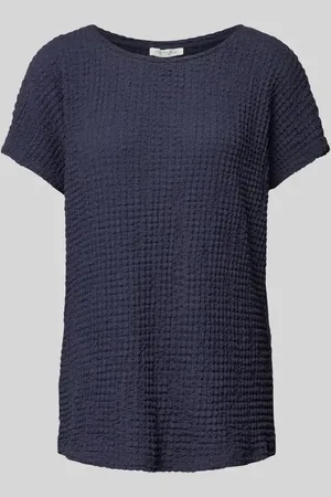 Christian Berg T-Shirt mit geripptem Rundhalsausschnitt in , Größe L