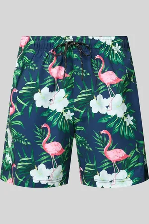 JACK & JONES Regular Fit Badeshorts mit Gesäßtasche Modell 