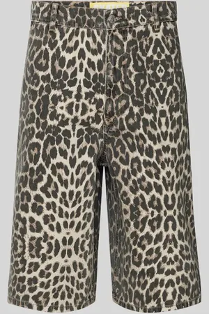 Review Leo-Print Baggy JORTS mit Gürtelschlaufen in , Größe L