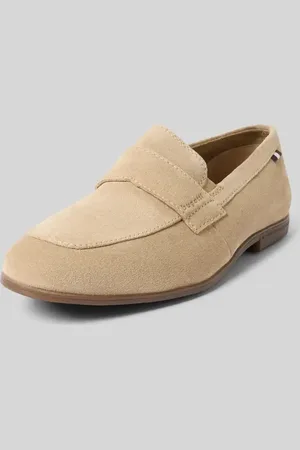Bugatti Loafer aus Leder mit Label-Detail Modell 