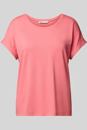 ONLY Comfort Fit T-Shirt aus Viskose-Mix Modell 