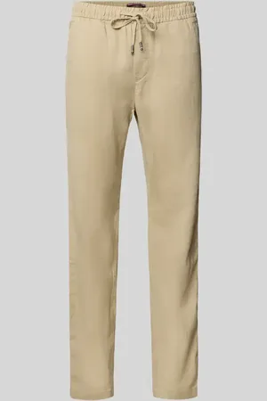 Tommy Hilfiger Loose Fit Stoffhose aus Leinen-Mix Modell 