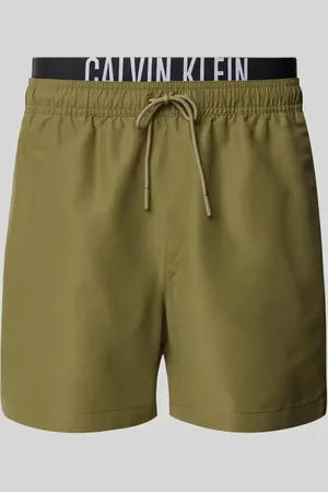 Calvin Klein Badehose mit Label-Print in , Größe L