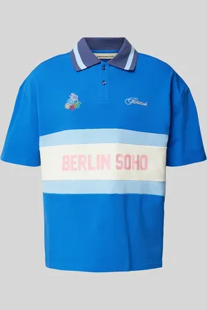 Prohibited Regular Fit Poloshirt mit Label-Print in , Größe L