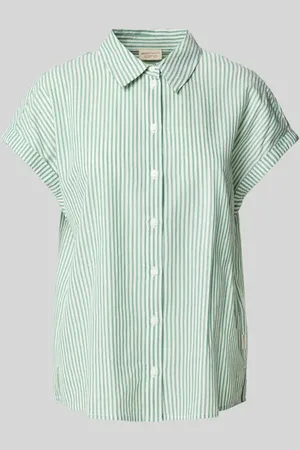 TOM TAILOR Loose Fit Bluse mit Streifenmuster in , Größe L