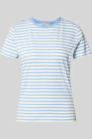 TOM TAILOR Boxy Fit T-Shirt mit Streifenmuster in , Größe L