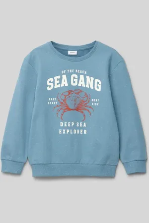 NAME IT Sweatshirt mit Motiv- und Statement-Print Modell 