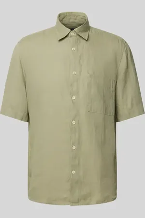 Marc O’ Polo Regular Fit Freizeithemd aus reinem Leinen in , Größe L