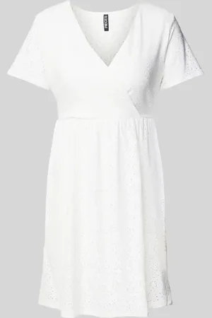 Pieces® Tailliertes Minikleid mit Ausbrenner-Effekt Modell 
