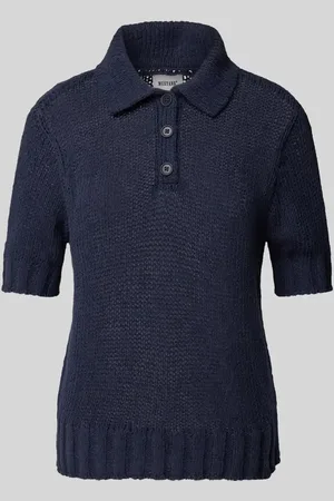 Mustang Strickshirt mit Polokragen Modell 