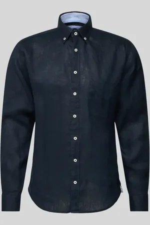 Fynch-Hatton Regular Fit Leinenhemd mit Button-Down-Kragen in , Größe 3XL