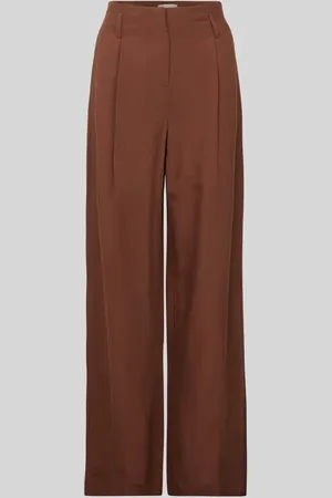 Christian Berg Wide Leg Bundfaltenhose mit Gürtelschlaufen in , Größe 36