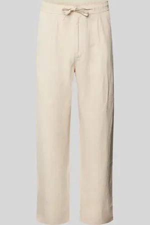 Knowledge Cotton Apparal Loose Fit Hose mit Tunnelzug in , Größe L
