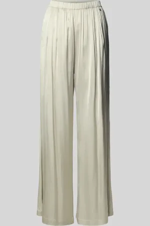Mos Mosh Wide Leg Stoffhose mit gelegten Falten Modell 