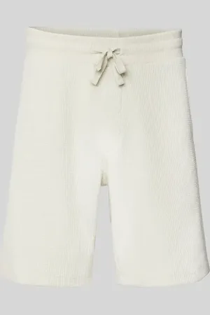 Calvin Klein Regular Fit Shorts mit Strukturmuster in , Größe L