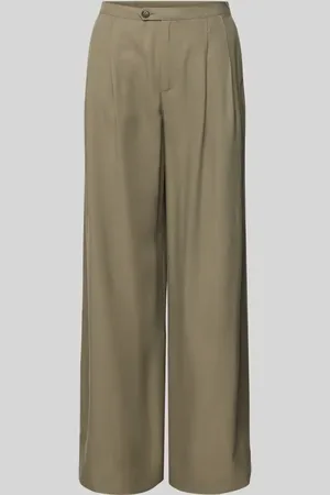 SELECTED Wide Leg Bundfaltenhose mit Eingrifftaschen Modell 