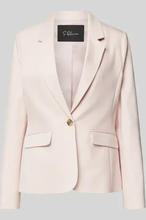 QS by s.Oliver Slim Fit Blazer aus Baumwoll-Mix in , Größe 34