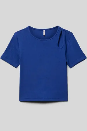 ONLY Slim Fit T-Shirt aus Baumwoll-Mix Modell 