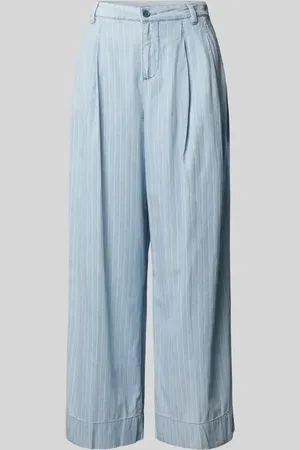 Liu Jo Wide Leg Jeans mit Bundfalten in , Größe 32