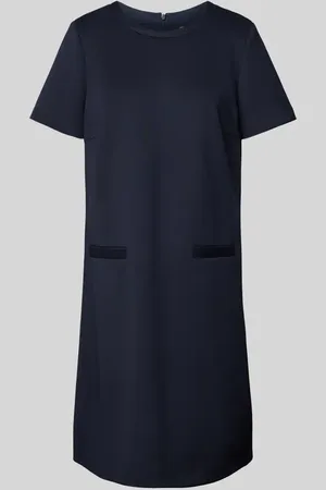 Christian Berg Knielanges Kleid mit Rundhalsausschnitt in , Größe 34