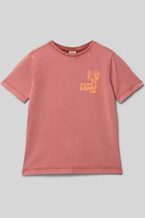 QS by s.Oliver Regular Fit T-Shirt aus reiner Baumwolle in , Größe 104