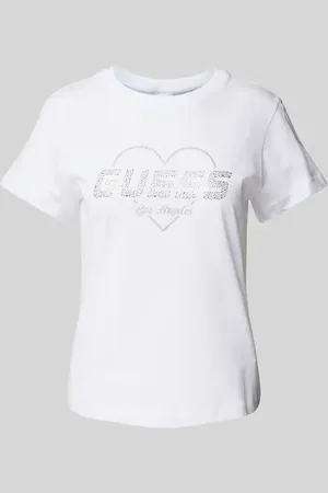 Guess T-Shirt mit Strasssteinbesatz Modell 
