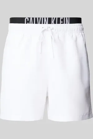 Calvin Klein Badehose mit Label-Print in , Größe L