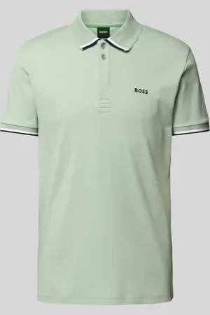 HUGO BOSS Regular Fit Poloshirt mit Label-Print Modell 
