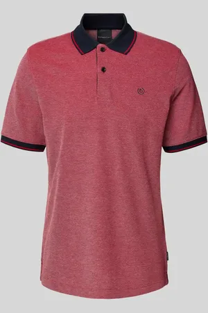 Bugatti Poloshirt mit Label-Stitching in , Größe L