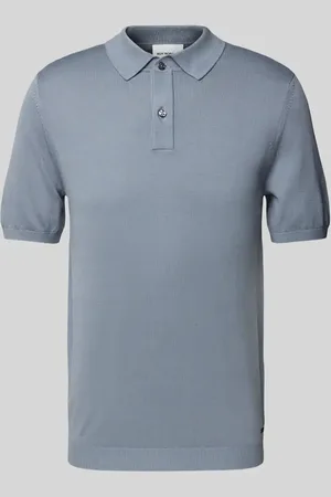 Roy Robson Poloshirt mit kurzer Knopfleiste in , Größe L