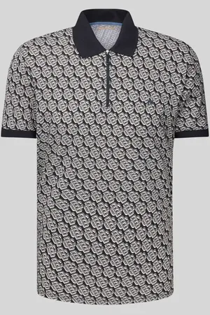 Christian Berg Poloshirt mit kurzem Reißverschluss in , Größe 3XL