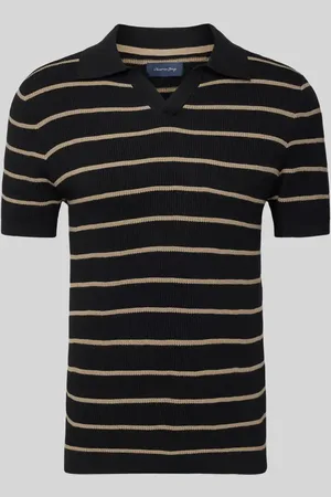 Christian Berg Poloshirt mit V-Ausschnitt in , Größe 3XL