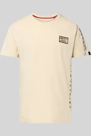 Alpha Industries T-Shirt mit Rundhalsausschnitt Modell 
