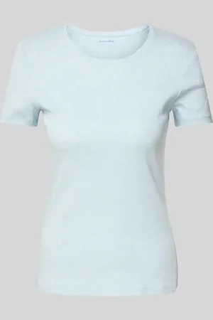Christian Berg T-Shirt mit geripptem Rundhalsausschnitt in , Größe L