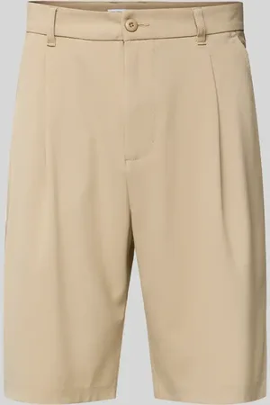 Review Tailored Fit Shorts mit Bundfalten in , Größe L
