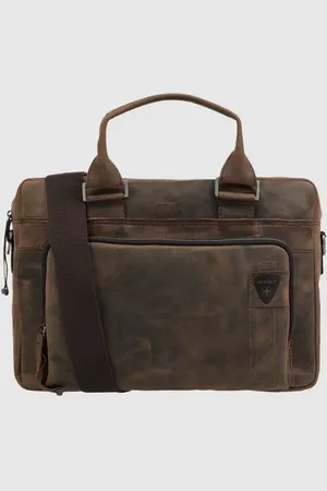 Strellson Laptoptasche aus Leder in , Größe 1