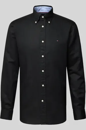 Tommy Hilfiger Regular Fit Freizeithemd aus Baumwoll-Leinen-Mix in , Größe L