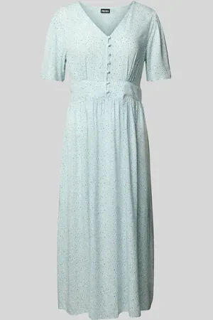 Pieces® Tailliertes Freizeitkleid aus reiner Viskose Modell 