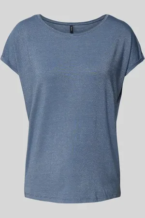 VERO MODA Comfort Fit T-Shirt mit Effekt Garn Modell 