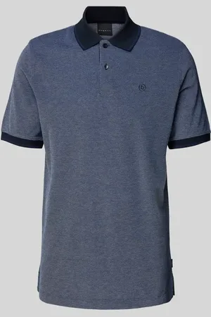 Bugatti Poloshirt mit Label-Stitching in , Größe L