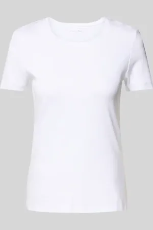 Christian Berg T-Shirt mit geripptem Rundhalsausschnitt in , Größe L