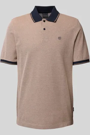 Bugatti Poloshirt mit Label-Stitching in , Größe L