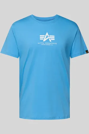 Alpha Industries T-Shirt mit Label-Print in , Größe L