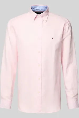 Tommy Hilfiger Regular Fit Freizeithemd aus Baumwoll-Leinen-Mix in , Größe L