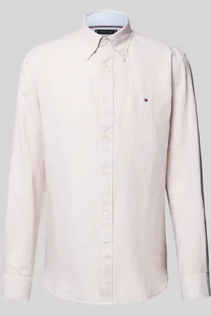 Tommy Hilfiger Regular Fit Freizeithemden aus Baumwoll-Leinen-Mix in , Größe L