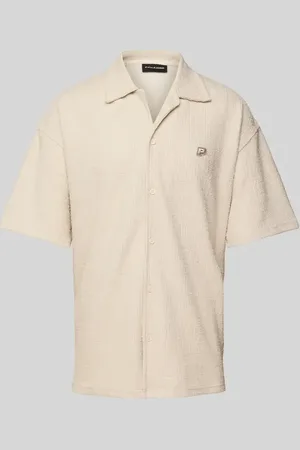 Pegador Regular Fit Freizeithemd mit Label-Stitching Modell 
